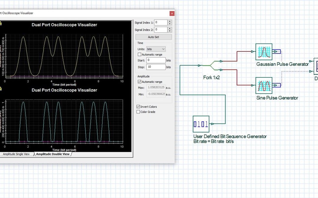 How To Setup The Sine Pulse Generator In Optisystem