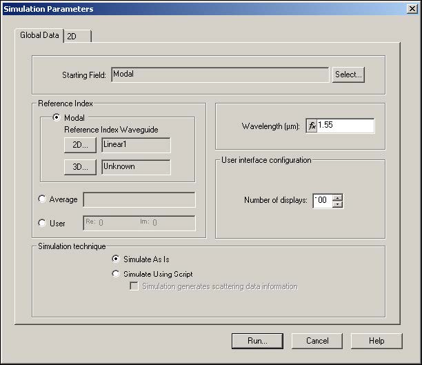 BPM - Figure 23 Simulation Parameters dialog box