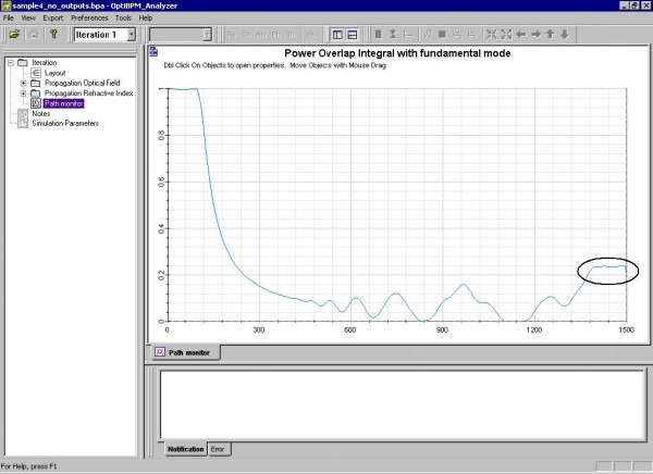 BPM - Figure 19 Simulation results — Path Monitor view (one path)