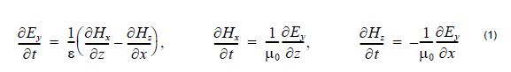 FDTD - equation 1