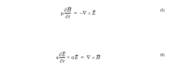 FDTD - equation 5 and 6