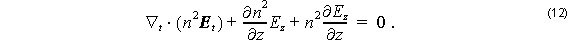 Optical BPM - Equation 12