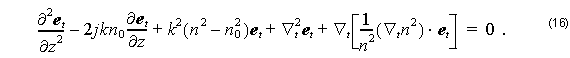 Optical BPM - Equation 16
