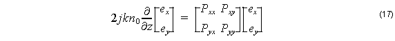 Optical BPM - Equation 17