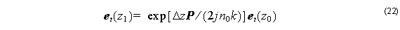 Optical BPM - Equation 22