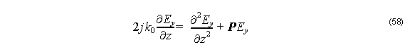 Optical BPM - Equation 58