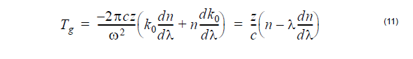 Optical Fiber - equation 11