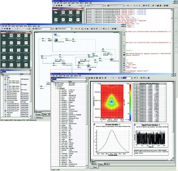 a screenshot of optical system design software